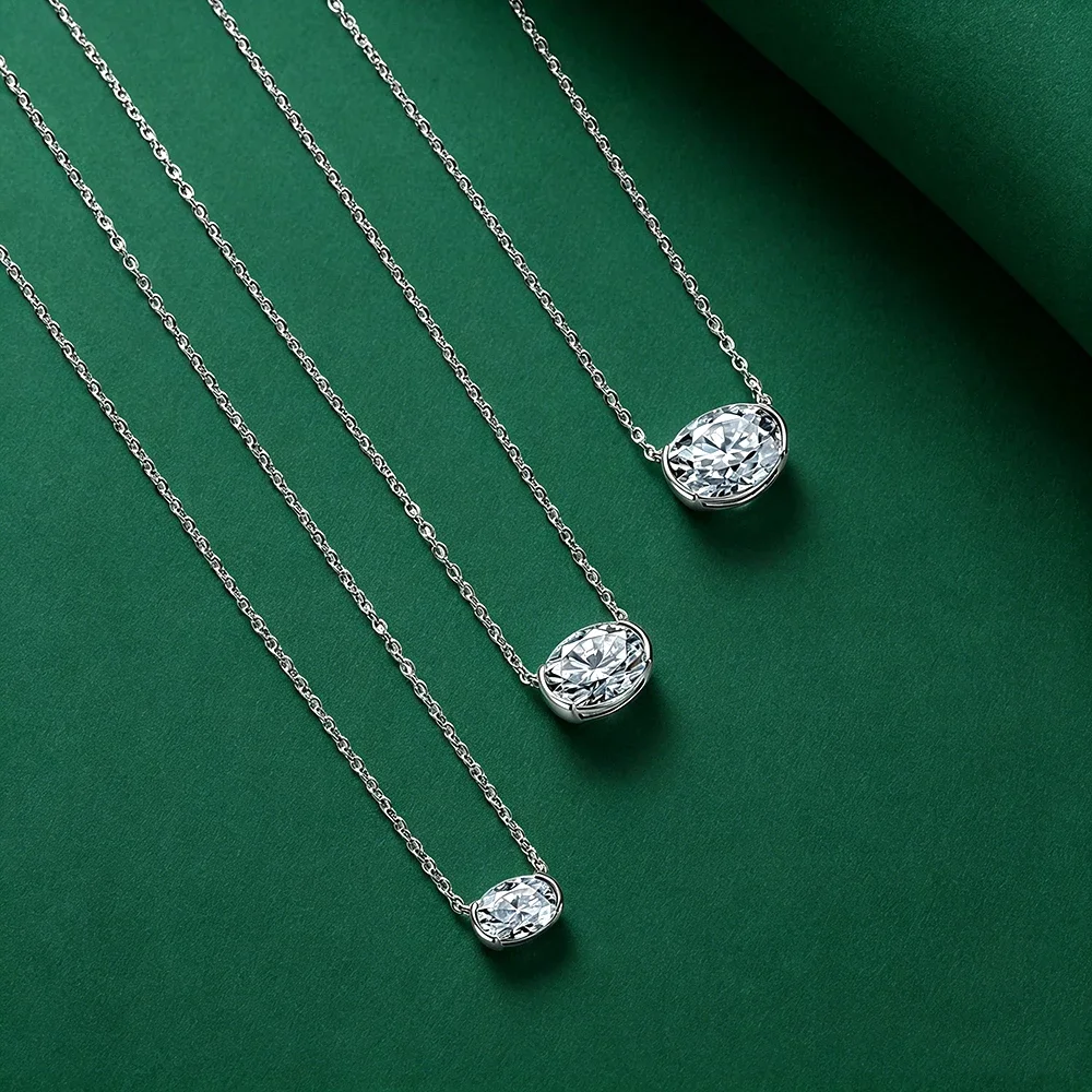 FCGJHW 1-3CT Half Bezel Set Ov - Bezels Set Pendant review and price