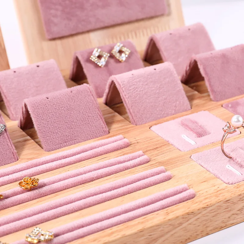 Jewelry Display Tray Necklace  - Wood Ring Blank review and price