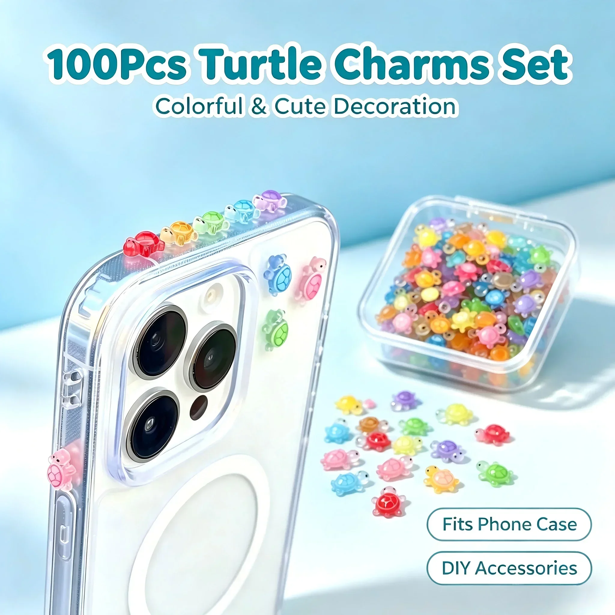 100Pcs/ Lucky Turtle Resin Cha - Crafting Resin review and price