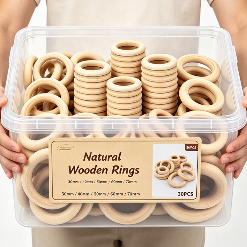Unfinished Wood Rings Smooth N - Wood Ring Blank review and price
