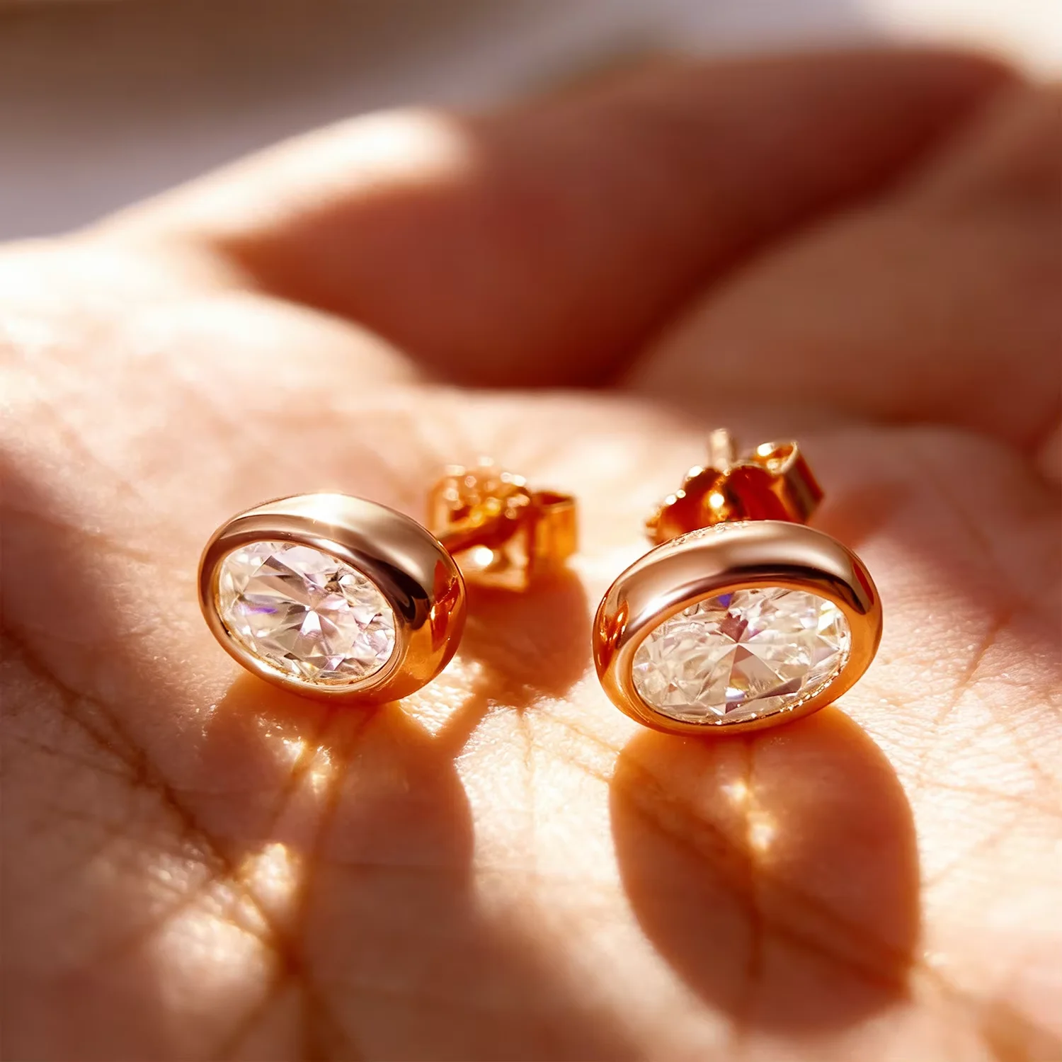 QIBAOKU Bezel Set Oval 3ct Moi - Bezels Set Pendant review and price