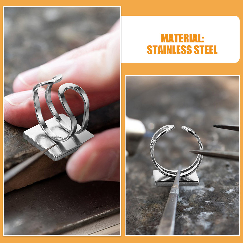 4Pcs Metal Ring Blanks Stainle - Resin Crafts Diy review and price